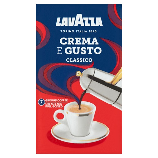 LAVAZZA CREMA E GUSTO CLASSICO KÁVÉ 250G ŐRÖLT LAVAZZA CREMA E GUSTO CLASSICO KÁVÉ 250G ŐRÖLT