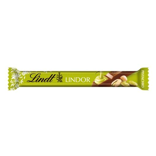 LINDT LINDOR STICK CSOKOLÁDÉ SZELET 38G PISZTÁCIÁS