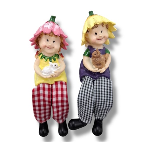 DEKOR LÓGÓLÁBÚ BABA 2DB-OS B7052-13 DEKOR LÓGÓLÁBÚ BABA 2DB-OS B7052-13