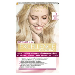 LOREAL EXCELLENCE KRÉMHAJFESTÉK 9 NAGYON VILÁGOS SZŐKE LOREAL EXCELLENCE KRÉMHAJFESTÉK 9 NAGYON VILÁGOS SZŐKE