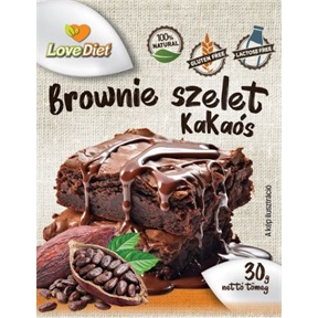 LOVE DIET GL.MENTES - LAKTÓZMENTES BROWNIE SZELET 30G KAKAÓS LOVE DIET GL.MENTES - LAKTÓZMENTES BROWNIE SZELET 30G KAKAÓS