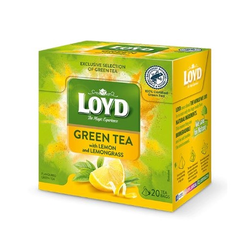 LOYD PIRAMIS ZÖLD TEA (20X1,5G) 30G LEMON LOYD PIRAMIS ZÖLD TEA (20X1,5G) 30G LEMON