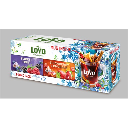 LOYD TEACSOMAG PIRAMIS 2 DOBOZ TEA + POHÁR LOYD TEACSOMAG PIRAMIS 2 DOBOZ TEA + POHÁR