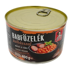 MAESTRO PIETRO KONZERV 400G BABFŐZELÉK KOLBÁSSZAL MAESTRO PIETRO KONZERV 400G BABFŐZELÉK KOLBÁSSZAL