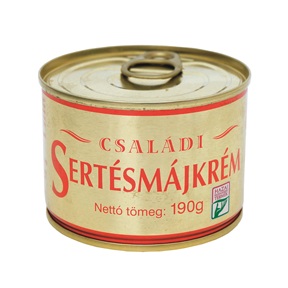MÁJKRÉM CSALÁDI 190G SERTÉS MÁJKRÉM CSALÁDI 190G SERTÉS