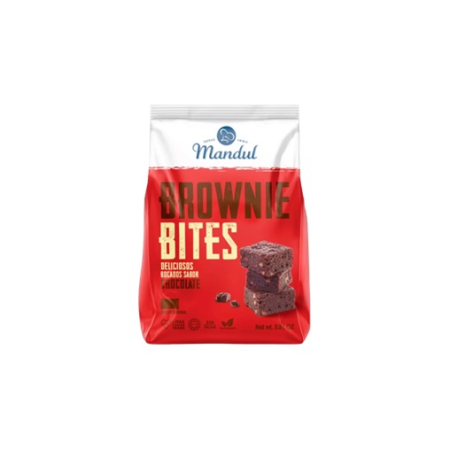 MANDUL BROWNIE BITES ZACSKÓS 200G CSOKOLÁDÉS