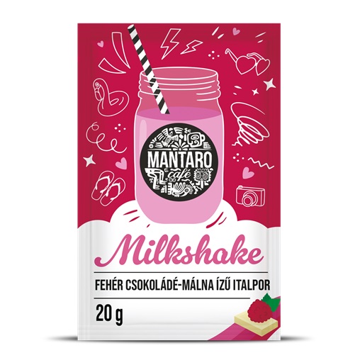 MANTARO MILKSHAKE ITALPOR 20G FEHÉR CSOKOLÁDÉ-MÁLNA ÍZŰ MANTARO MILKSHAKE ITALPOR 20G FEHÉR CSOKOLÁDÉ-MÁLNA ÍZŰ