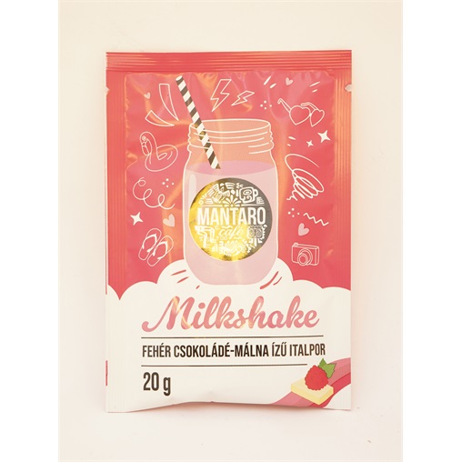 MANTARO MILKSHAKE ITALPOR 20G FEHÉR CSOKOLÁDÉ-MÁLNA ÍZŰ MANTARO MILKSHAKE ITALPOR 20G FEHÉR CSOKOLÁDÉ-MÁLNA ÍZŰ
