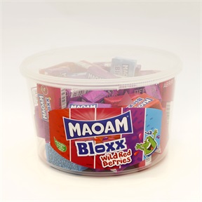MAOAM OLVADÓS RÁGÓ BLOXX WILD RED BERRIES 22G DB-RA 50DB/KÖRDOBOZ MAOAM OLVADÓS RÁGÓ BLOXX WILD RED BERRIES 22G DB-RA 50DB/KÖRDOBOZ