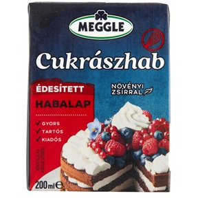 MEGGLE CUKRÁSZHAB ALAP 200ML 25%
