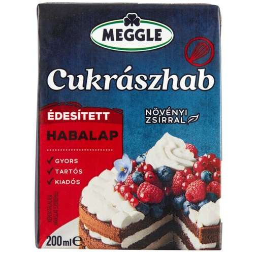 MEGGLE CUKRÁSZHAB ALAP 200ML 25%