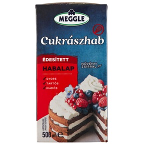 MEGGLE CUKRÁSZHAB 500ML ÉDESÍTETT HABALAP MEGGLE CUKRÁSZHAB 500ML ÉDESÍTETT HABALAP
