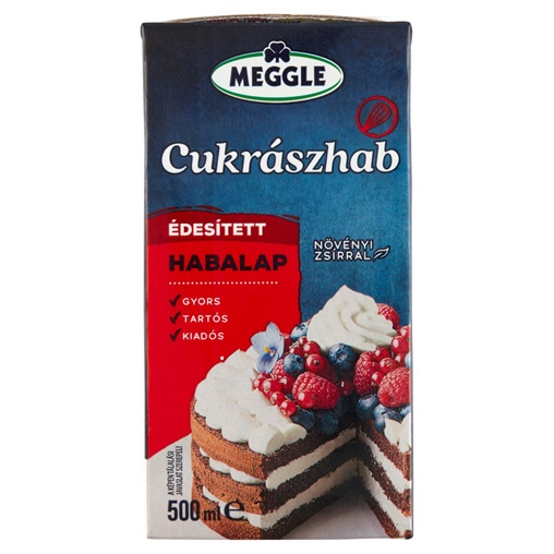 MEGGLE CUKRÁSZHAB 500ML ÉDESÍTETT HABALAP MEGGLE CUKRÁSZHAB 500ML ÉDESÍTETT HABALAP