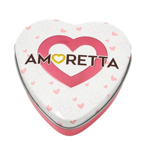 MIESZKO AMORETTA DESSZERT 52G STRAWBERRY (FÉM SZÍV)