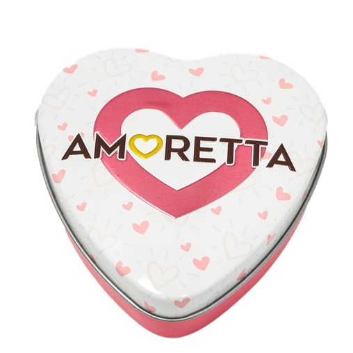 MIESZKO AMORETTA DESSZERT 52G STRAWBERRY (FÉM SZÍV)