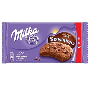 MILKA COOKIES SENSATIONS TT. KEKSZ 156G SOFT INSIDE CHOCO