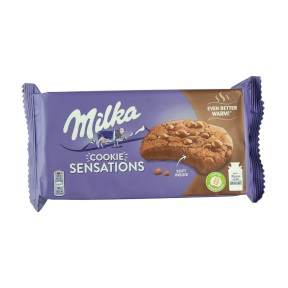 MILKA COOKIES SENSATIONS TT. KEKSZ 156G SOFT INSIDE CHOCO