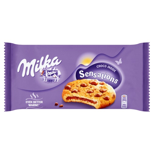 MILKA COOKIES SENSATIONS TT. KEKSZ 156G SOFT INSIDE CHOCO