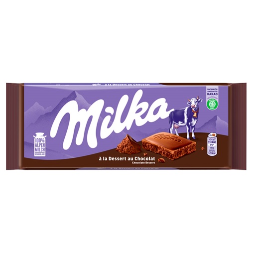 MILKA TÁBLÁS CSOKI 100G CHOCOLATE DESSERT