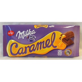 MILKA TÁBLÁS CSOKI 100G FOLY. KARAMELL TT. MILKA TÁBLÁS CSOKI 100G FOLY. KARAMELL TT.