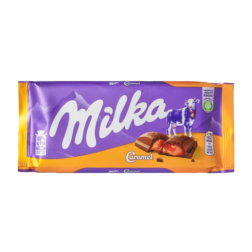 MILKA TÁBLÁS CSOKI 100G FOLY. KARAMELL TT.
