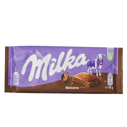 MILKA TÁBLÁS CSOKI 90G NOISETTE MILKA TÁBLÁS CSOKI 90G NOISETTE