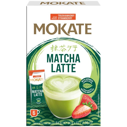 MOKATE MATCHA LATTE INSTANT ITAL (6X14G) 84G EPER MOKATE MATCHA LATTE INSTANT ITAL (6X14G) 84G EPER