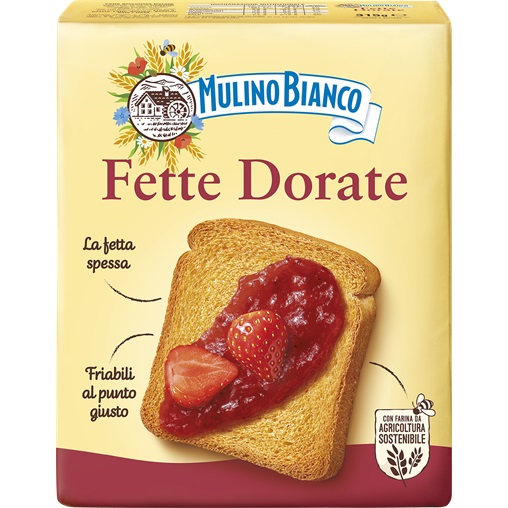 MULINO BIANCO KÉTSZERSÜLT 315G FETTE DORATE MULINO BIANCO KÉTSZERSÜLT 315G FETTE DORATE