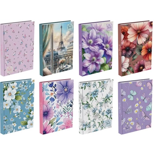 NAPLÓ T-CREATIV A/5 PONTOZOTT 160LAP MY BOOK VEGYES MINTA A17112TMIN