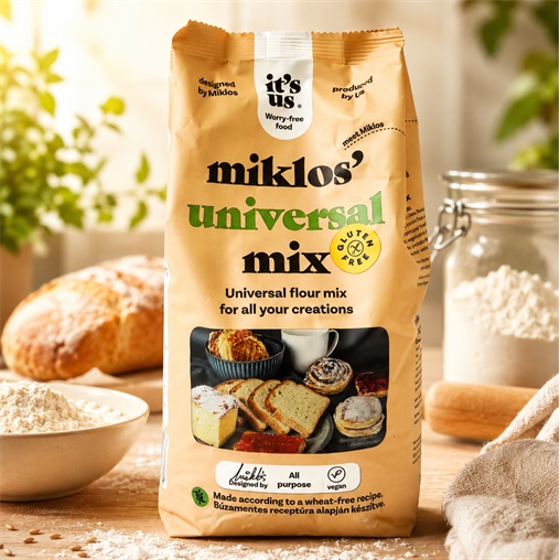 NATURBIT IT`S US MIKLOS GLUTÉNMENTES LISZTKEVERÉK 1KG UNIVERSAL
