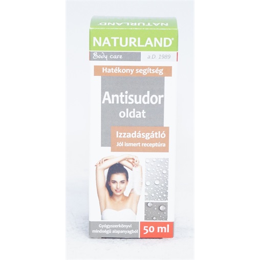 NATURLAND IZZADÁSGÁTLÓ OLDAT 50ML ANTISUDOR NATURLAND IZZADÁSGÁTLÓ OLDAT 50ML ANTISUDOR
