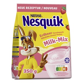 NESTLÉ NESQUIK STRAWBERRY MILK-MIX INSTANT ITALPOR UT. 350G EPRES ÍZŰ NESTLÉ NESQUIK STRAWBERRY MILK-MIX INSTANT ITALPOR UT. 350G EPRES ÍZŰ