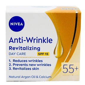 NIVEA ARCKRÉM 50ML ANTI-WRINKLE 55+ REVITALIZÁLÓ RÁNCTALANÍTÓ NAPPALI
