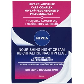 NIVEA ARCKRÉM 50ML NOURISHING - TÁPLÁLÓ ÉJSZAKAI / SZÁRAZ BŐRRE NIVEA ARCKRÉM 50ML NOURISHING - TÁPLÁLÓ ÉJSZAKAI / SZÁRAZ BŐRRE
