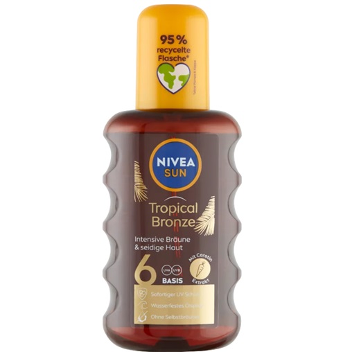 NIVEA SUN NAPOLAJ SPRAY 200ML F6 TROPICAL BRONZE MÉLYBARNÍTÓ NIVEA SUN NAPOLAJ SPRAY 200ML F6 TROPICAL BRONZE MÉLYBARNÍTÓ