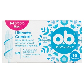 OB TAMPON 16DB PRO COMFORT SILK TOUCH MINI