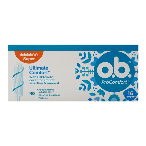 OB TAMPON 16DB PRO COMFORT SILK TOUCH SUPER