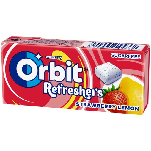 ORBIT REFRESHERS RÁGÓ 17,9G 8DB STRAWBERRY LEMON