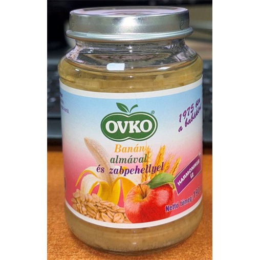 OVKO BÉBIDESSZERT 190G 6HÓ BANÁN, ALMÁVAL ÉS ZABPEHELLYEL OVKO BÉBIDESSZERT 190G 6HÓ BANÁN, ALMÁVAL ÉS ZABPEHELLYEL