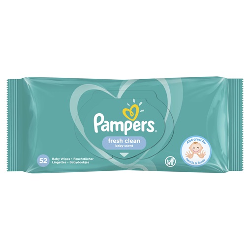 PAMPERS NEDVES TÖRLŐKENDŐ UT. 52DB FRESH CLEAN PAMPERS NEDVES TÖRLŐKENDŐ UT. 52DB FRESH CLEAN