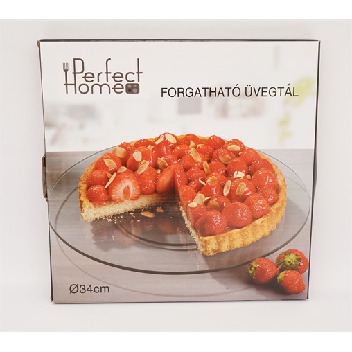 PERFECT HOME TORTATÁL ÜVEG FORGATHATÓ 34CM 28376 PERFECT HOME TORTATÁL ÜVEG FORGATHATÓ 34CM 28376