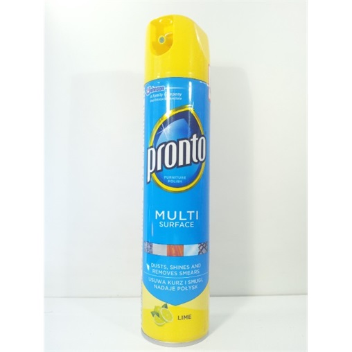 PRONTO FELÜLETTISZTÍTÓ AEROSZOL 250ML PORSTOP - LIME PRONTO FELÜLETTISZTÍTÓ AEROSZOL 250ML PORSTOP - LIME