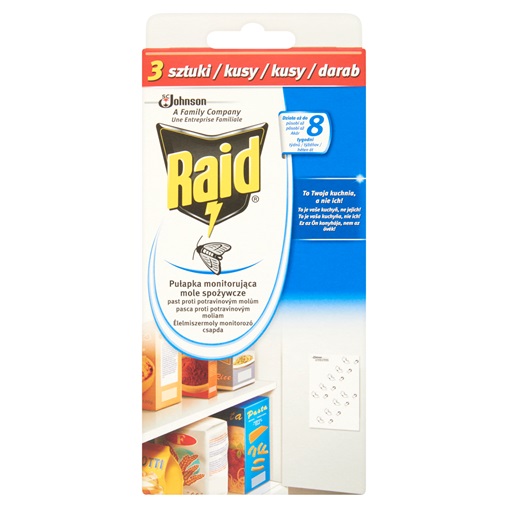 RAID ÉLELMISZERMOLY MONITOROZÓ CSAPDA 3DB-OS