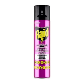 RAID ROVARIRTÓ AEROSZOL 400ML UNIVERZÁLIS MÁSZÓ ÉS REPÜLŐ ROVAROK ELLEN RAID ROVARIRTÓ AEROSZOL 400ML UNIVERZÁLIS MÁSZÓ ÉS REPÜLŐ ROVAROK ELLEN