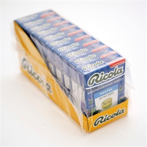 RICOLA SVÁJCI GYÓGYNÖVÉNY CUKORKA 40G EXTRA ERŐS MENTOL RICOLA SVÁJCI GYÓGYNÖVÉNY CUKORKA 40G EXTRA ERŐS MENTOL