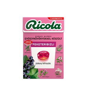 RICOLA SVÁJCI GYÓGYNÖVÉNY CUKORKA 40G FEKETERIBIZLI RICOLA SVÁJCI GYÓGYNÖVÉNY CUKORKA 40G FEKETERIBIZLI