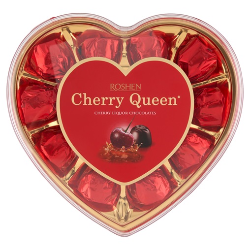 ROSHEN CHERRY QUEEN DESSZERT 122G KONYAKMEGGY MŰA. SZÍV ROSHEN CHERRY QUEEN DESSZERT 122G KONYAKMEGGY MŰA. SZÍV