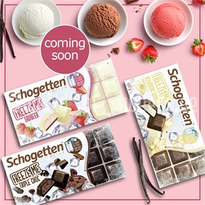 SCHOGETTEN FREEZE ME TÁBLÁS TEJCSOKI 100G BOURBON VANÍLIAKRÉMES