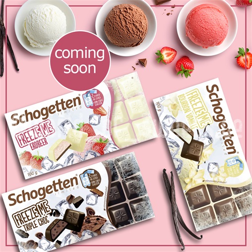 SCHOGETTEN FREEZE ME TÁBLÁS TEJCSOKI 100G BOURBON VANÍLIAKRÉMES