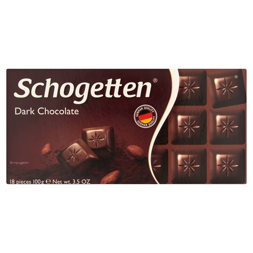 SCHOGETTEN TÁBLÁS ÉTCSOKI 100G SCHOGETTEN TÁBLÁS ÉTCSOKI 100G